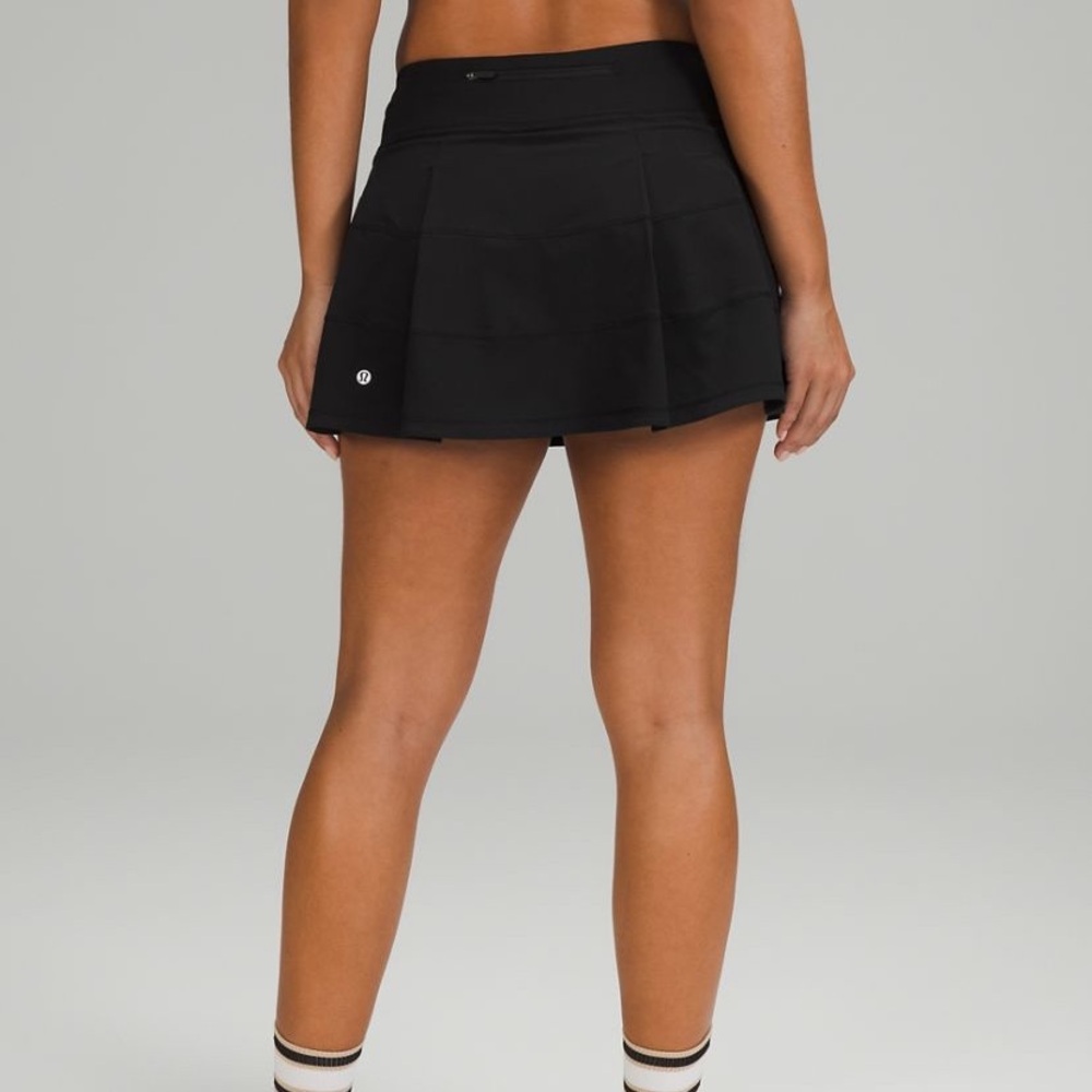 Black Lululemon Pace Rival Tennis Skirt size 6